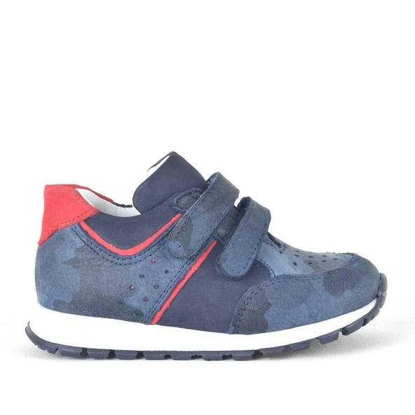 Hakiki Deri Lacivert Anatomik Erkek Bebek Spor Ayakkabı - Resim 10