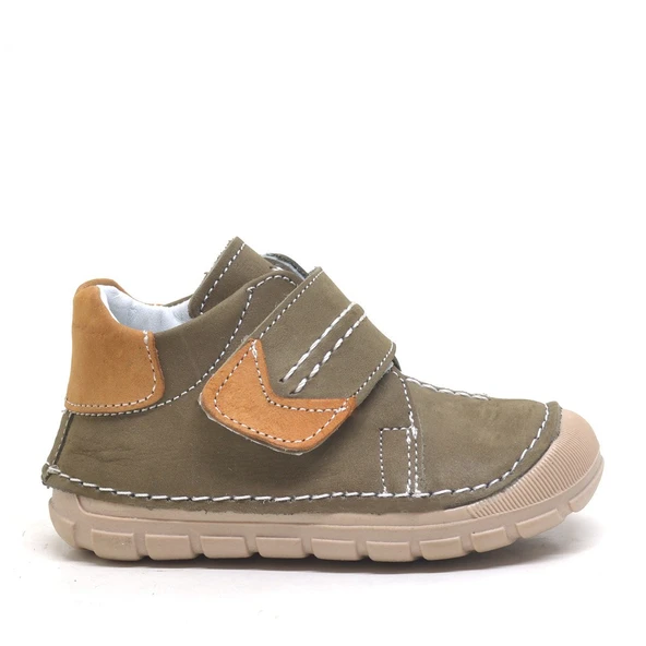 Hakiki Deri Haki Cırtlı Mevsimlik Erkek Bebek Ayakkabı - Resim 2