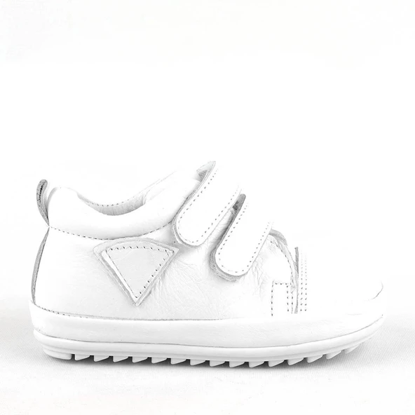 Rakerplus Scrat Hakiki Deri Beyaz İlk Adım Ayakkabısı - 3