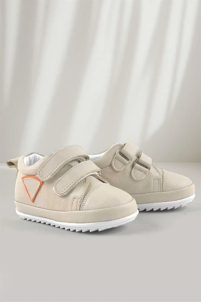 Rakerplus Scrat Hakiki Deri Krem İlk Adım Ayakkabısı ürün görseli 1