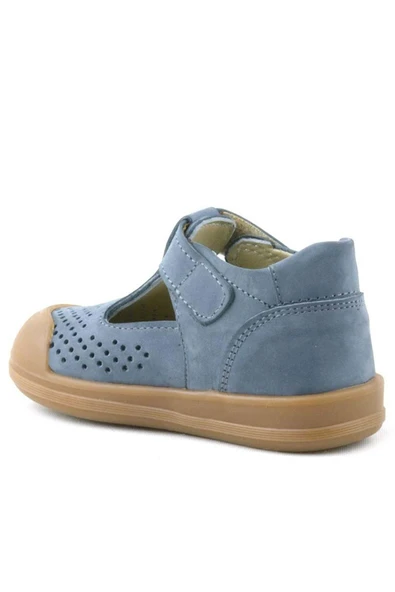 Rakerplus Shaun Hakiki Deri Gri Cırtlı Anatomik Bebek Sandalet - 3