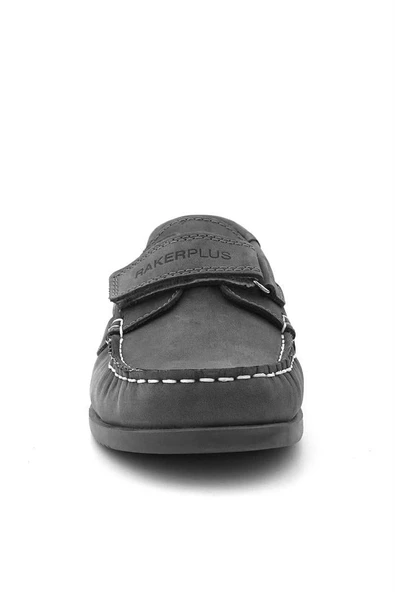 Rakerplus Simurg Hakiki Deri Gri Erkek Çocuk Ayakkabı - Resim 12