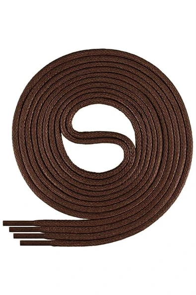 110 Cm 4 MM Kahverengi Yuvarlak 1 Çift Ayakkabı Bağcığı ürün görseli