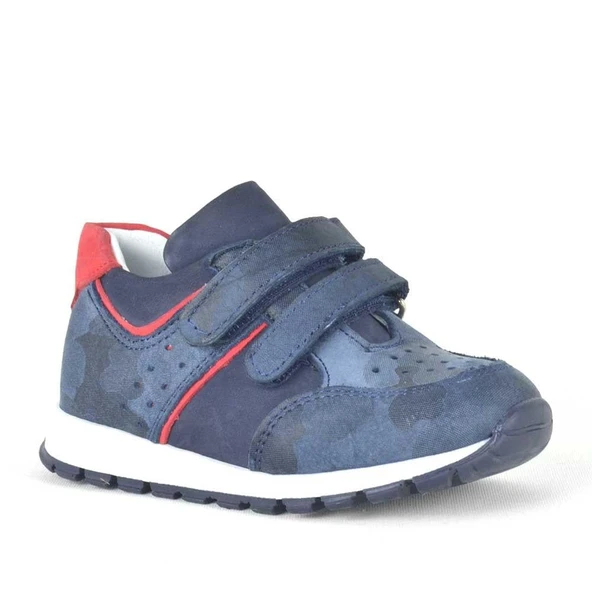 Hakiki Deri Lacivert Anatomik Erkek Bebek Spor Ayakkabı ürün görseli