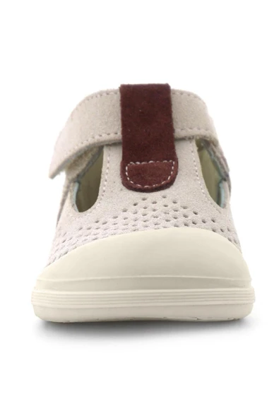 Rakerplus Shaun Hakiki Deri Lila Mor Cırtlı Anatomik Bebek Sandalet - 4