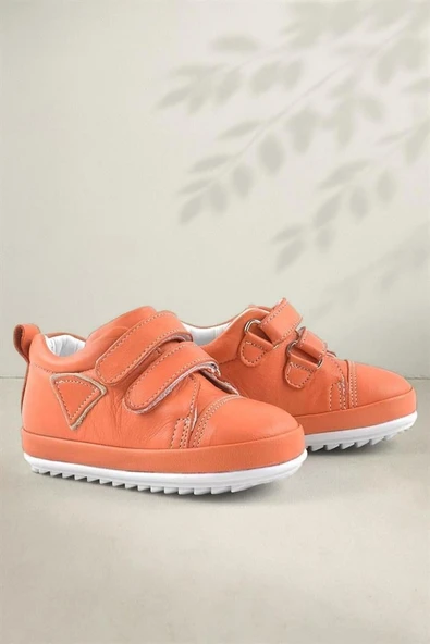 Rakerplus Scrat Hakiki Deri Turuncu İlk Adım Ayakkabısı ürün görseli 1