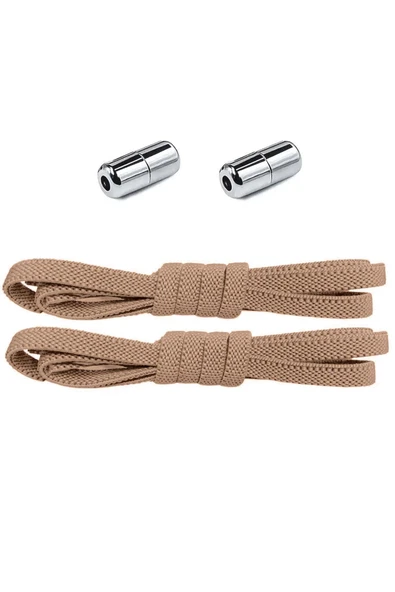 Ayarlanabilir 1 Çift Vizon Vidalı Kapsül Uçlu 6 MM Lastik Pratik Bağcık ürün görseli