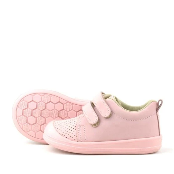 Rakerplus Sonic Hakiki Deri Pembe Cırtlı Anatomik Bebek Spor Ayakkabı Sneaker - 6
