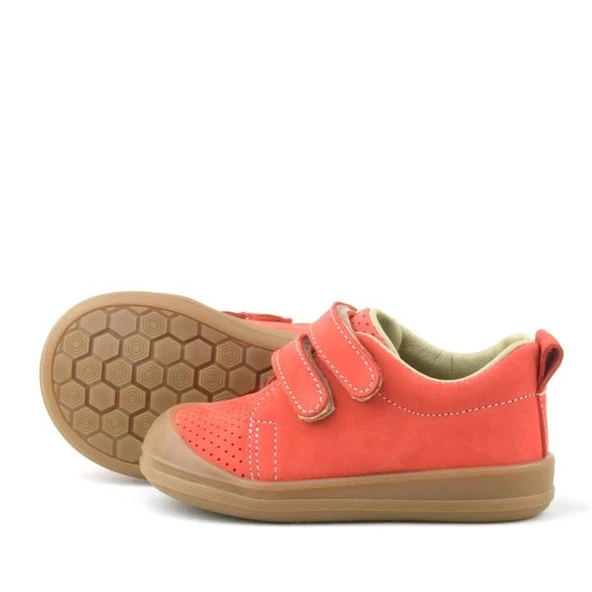 Rakerplus Sonic Hakiki Deri Turuncu Cırtlı Anatomik Bebek Spor Ayakkabı Sneaker - 6