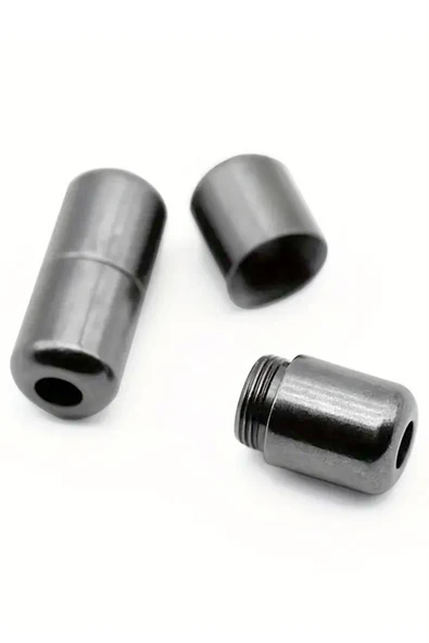 Vidalı Platin Renk 5 Çift Ayakkabı Bağcık Ucu ürün görseli