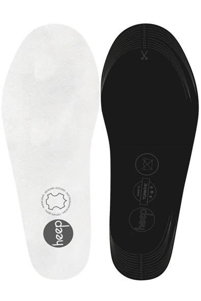 Heep Hakiki Deri Ve Anatomik Beyaz 23-33 Numara Çocuk Ayakkabı İç Tabanlığı ürün görseli