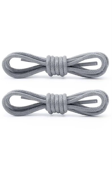 60 Cm Gri Mumlu Klasik Ayakkabı Bağcığı ürün görseli