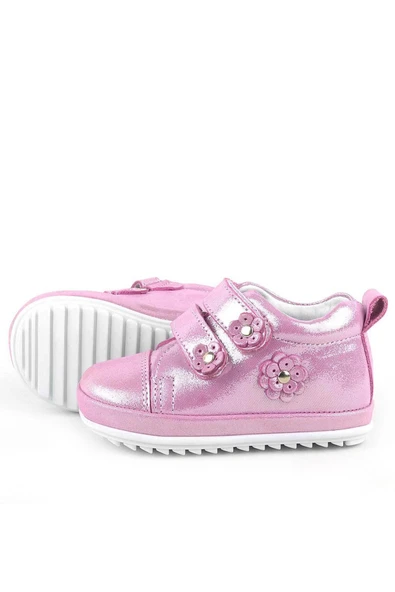 Rakerplus Limpo Hakiki Deri Pembe Anatomik Kız Bebek İlk Adım Ayakkabısı - Resim 6