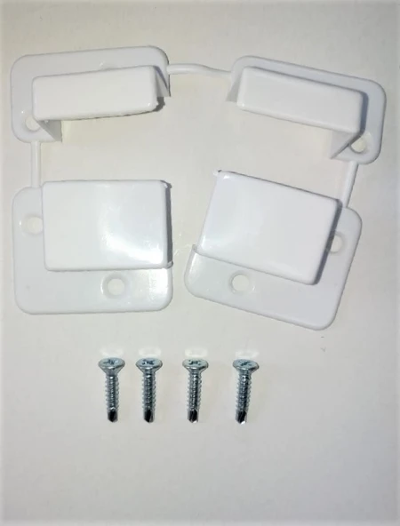 SİNEKLİK KÖŞESİ İLE 8 ADET 3.9X19 YHB MATKAP UÇLU SAC VİDASI - 1
