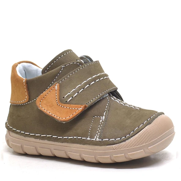 Rakerplus Popeye Hakiki Deri Haki İlk Adım Unisex Bebek Ayakkabısı ürün görseli