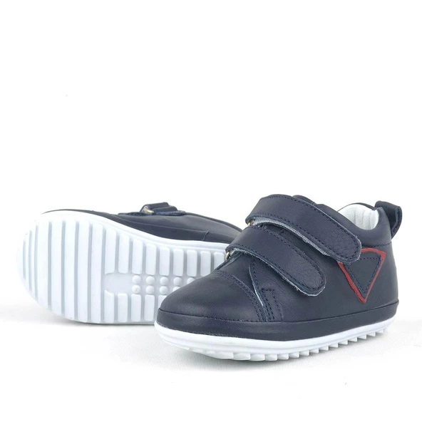 Rakerplus Scrat Hakiki Deri Lacivert İlk Adım Bebek Ayakkabı - 5