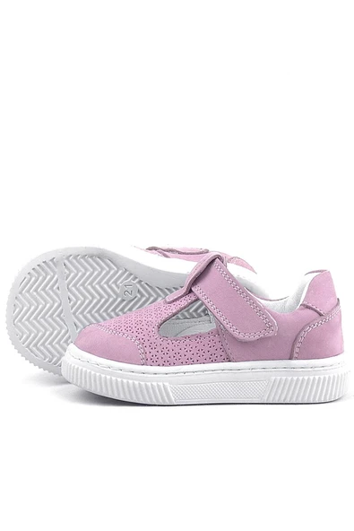 Rakerplus Bheem Hakiki Deri Pudra Cırtlı Bebek Sneaker Sandalet - 3
