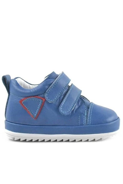 Rakerplus Scrat Hakiki Deri Mavi İlk Adım Ayakkabısı - Resim 3