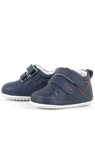 Rakerplus Scrat Hakiki Deri Lacivert İlk Adım Bebek Ayakkabı - Resim 12