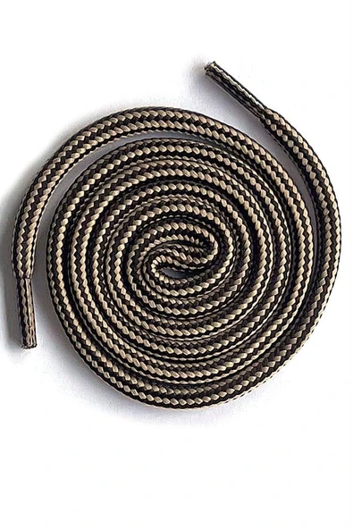 Kum Rengi Kırçıllı Yuvarlak Bot Bağcığı ürün görseli