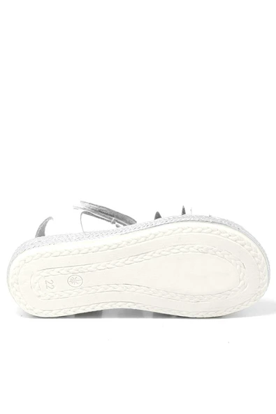 Artico Bellini Beyaz Hakiki Deri Vaketa Kız Çocuk Sandalet - 7