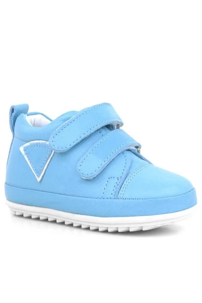 Rakerplus Scrat Hakiki Deri Mavi Beyaz İlk Adım Ayakkabı - 10