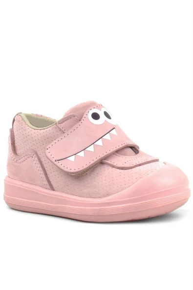 Rakerplus Dino Hakiki Deri Pudra Yüksek Bilekli Bebek Ayakkabı - 10