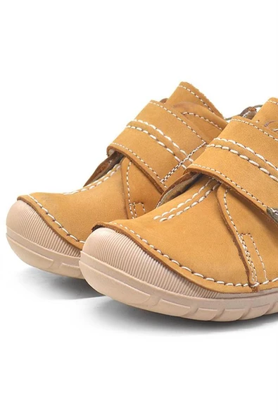 Rakerplus Popeye Hakiki Deri Taba İlk Adım Unisex Bebek Ayakkabısı - Resim 9