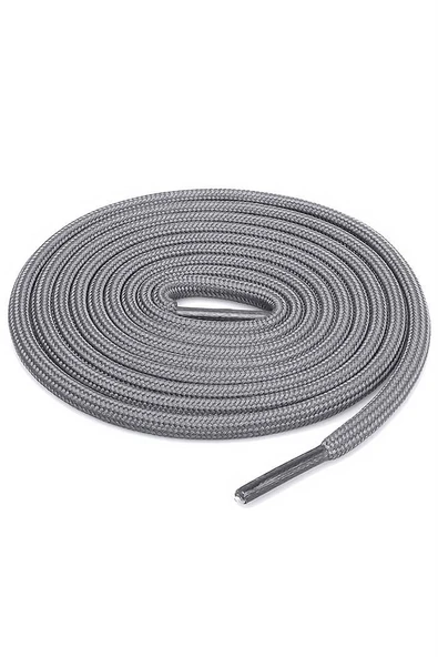 Gri 5 MM Yuvarlak Bot Bağcığı ürün görseli