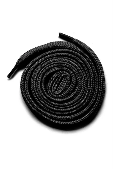 Siyah 1 cm Kalınlığında 1 Çift Yassı Spor Ayakkabı Bağcığı - Resim 8