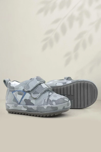 Rakerplus Scrat Hakiki Deri Gri İlk Adım Ayakkabı ürün görseli