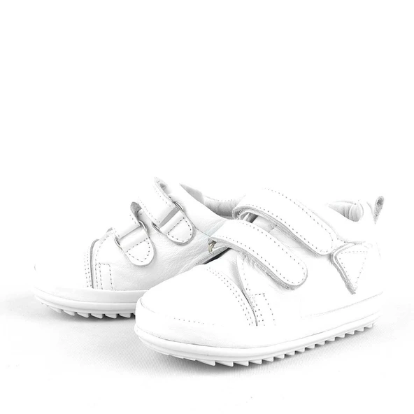 Rakerplus Scrat Hakiki Deri Beyaz İlk Adım Ayakkabısı - 5
