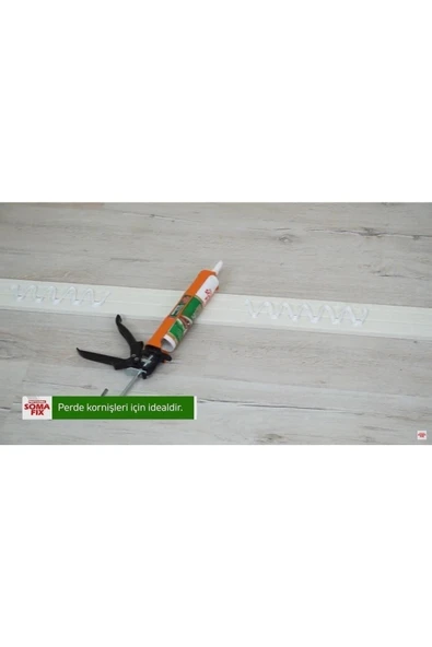 Somafix S580 Hightack Hibrit Yapıştırıcı-korniş-çıta-ayna-metal Yapıştırıcı-çok Kuvvetli-pratik Ürün Beyaz - 7