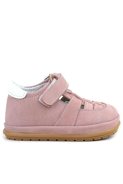 Rakerplus Muppet Hakiki Deri Pudra Cırtlı Anatomik Bebek Sandalet Ayakkabı - 2
