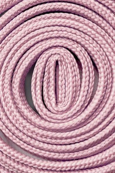 Pudra Pembe 1 cm Kalınlığında 1 Çift Yassı Spor Ayakkabı Bağcığı - Resim 6