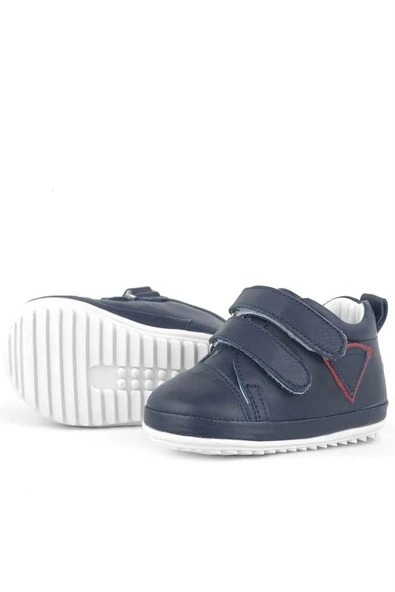 Rakerplus Scrat Hakiki Deri Lacivert İlk Adım Bebek Ayakkabı - Resim 5
