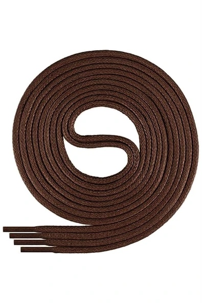 60 Cm 4 MM Kahverengi Yuvarlak 1 Çift Ayakkabı Bağcığı ürün görseli