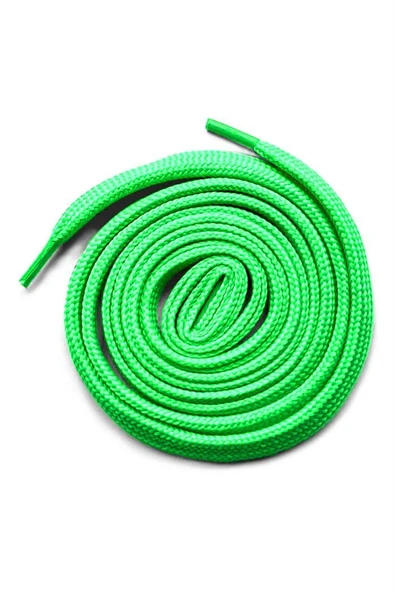 Fosforlu Yeşil 1 cm Kalınlığında 1 Çift Yassı Spor Ayakkabı Bağcığı ürün görseli