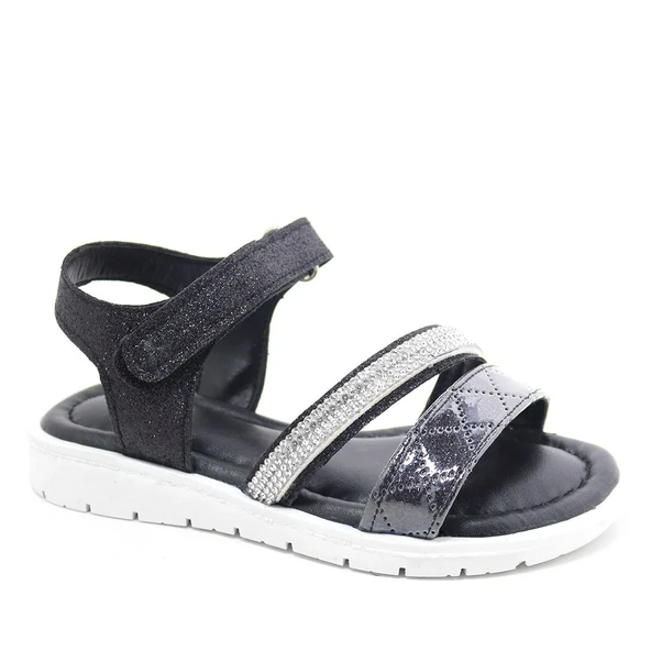 Artico Noumea Siyah Gri Kız Çocuk Sandalet ürün görseli