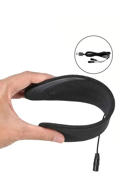 Elektrikli Taşınabilir Kablolu 35-45 Numara Deri Beyaz Isıtıcılı Ayakkabı Tabanlığı - 5