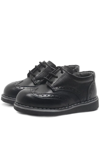 Rakerplus Hidra Siyah Mat Erkek Bebek Kreş Ayakkabı - Resim 3