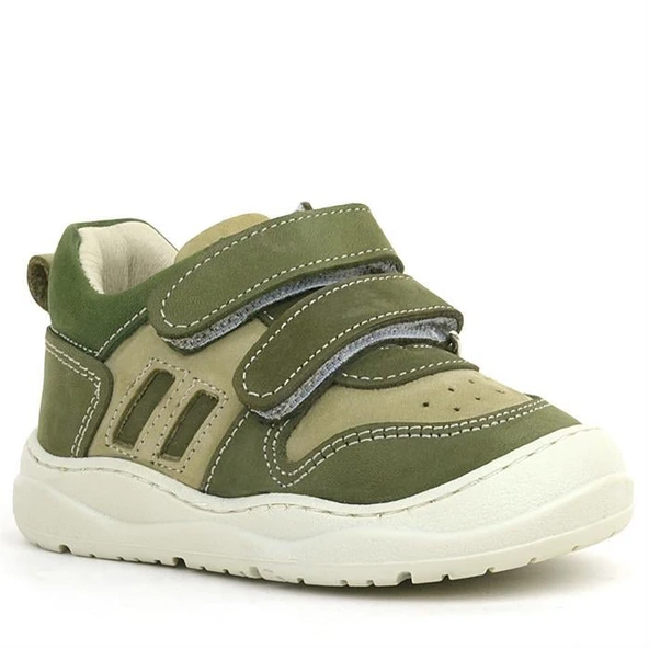 Rakerplus Schaggy Hakiki Deri Haki Yeşili Bebek Spor Ayakkabı ürün görseli