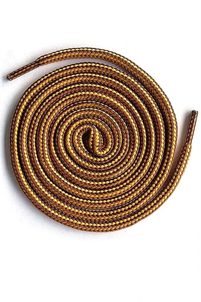 Sarı Kırçıllı Yuvarlak Bot Bağcığı - 9