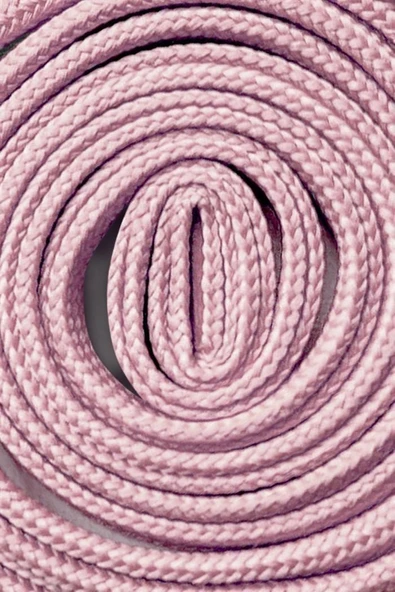 Pudra Pembe 1 cm Kalınlığında 1 Çift Yassı Spor Ayakkabı Bağcığı - Resim 9