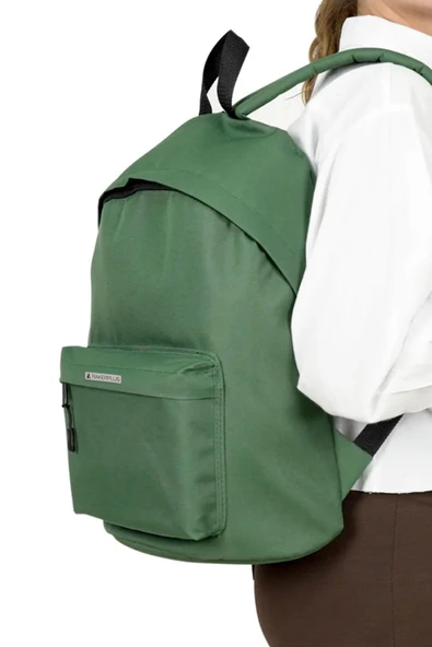 Rakerplus Yeşil 42x29x14 cm Unisex Klasik Sırt Okul Çantası - Resim 7