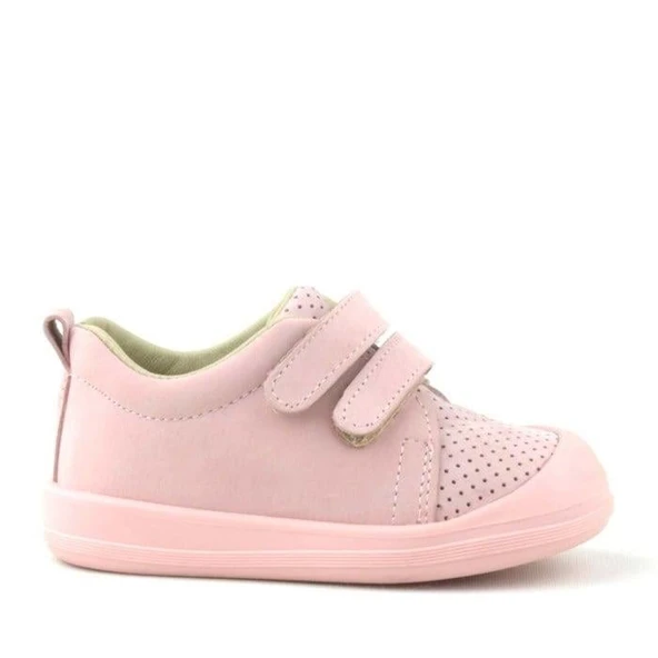 Rakerplus Sonic Hakiki Deri Pembe Cırtlı Anatomik Bebek Spor Ayakkabı Sneaker - 10