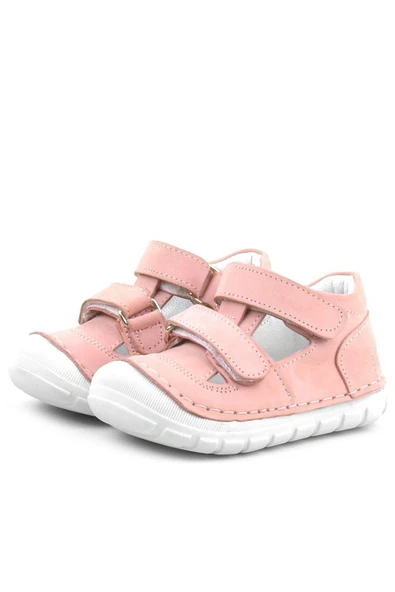 Rakerplus Ruby Hakiki Deri Pembe Yazlık İlk Adım Ayakkabısı - Resim 3