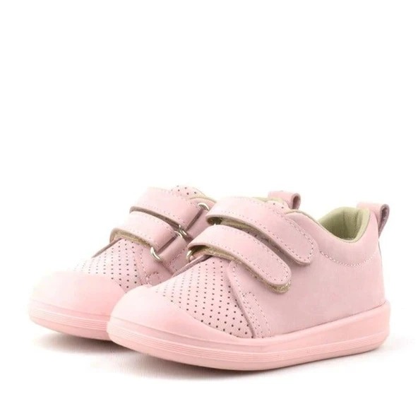 Rakerplus Sonic Hakiki Deri Pembe Cırtlı Anatomik Bebek Spor Ayakkabı Sneaker - 12