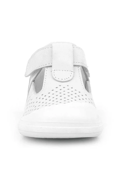 Rakerplus Shaun Hakiki Deri Beyaz Cırtlı Anatomik Bebek Sandalet - 4