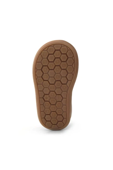 Rakerplus Shaun Hakiki Deri Lacivert Gri Cırtlı Anatomik Bebek Sandalet - 9